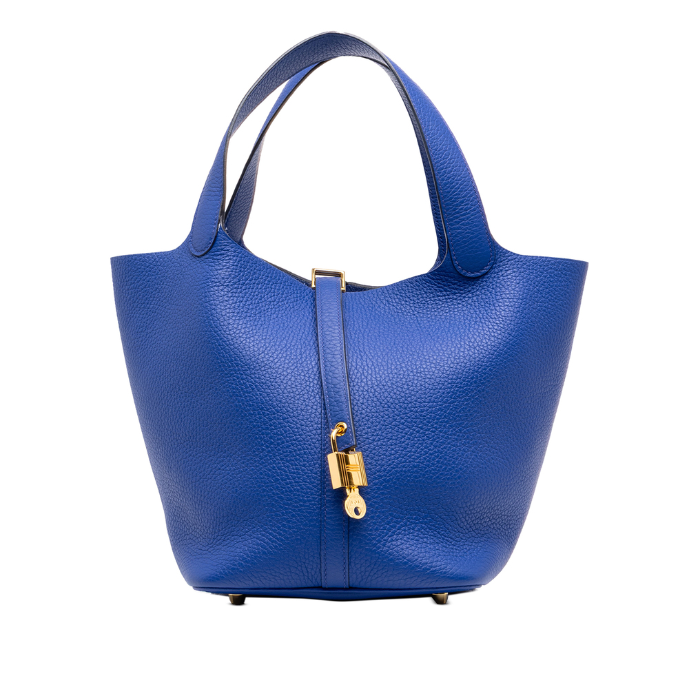 Pre-Loved Hermes Clemence Picotin Lock 18